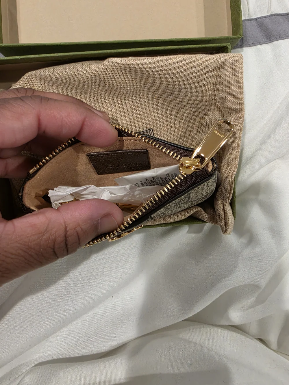 Authentic GUCCI Wallet With Chain